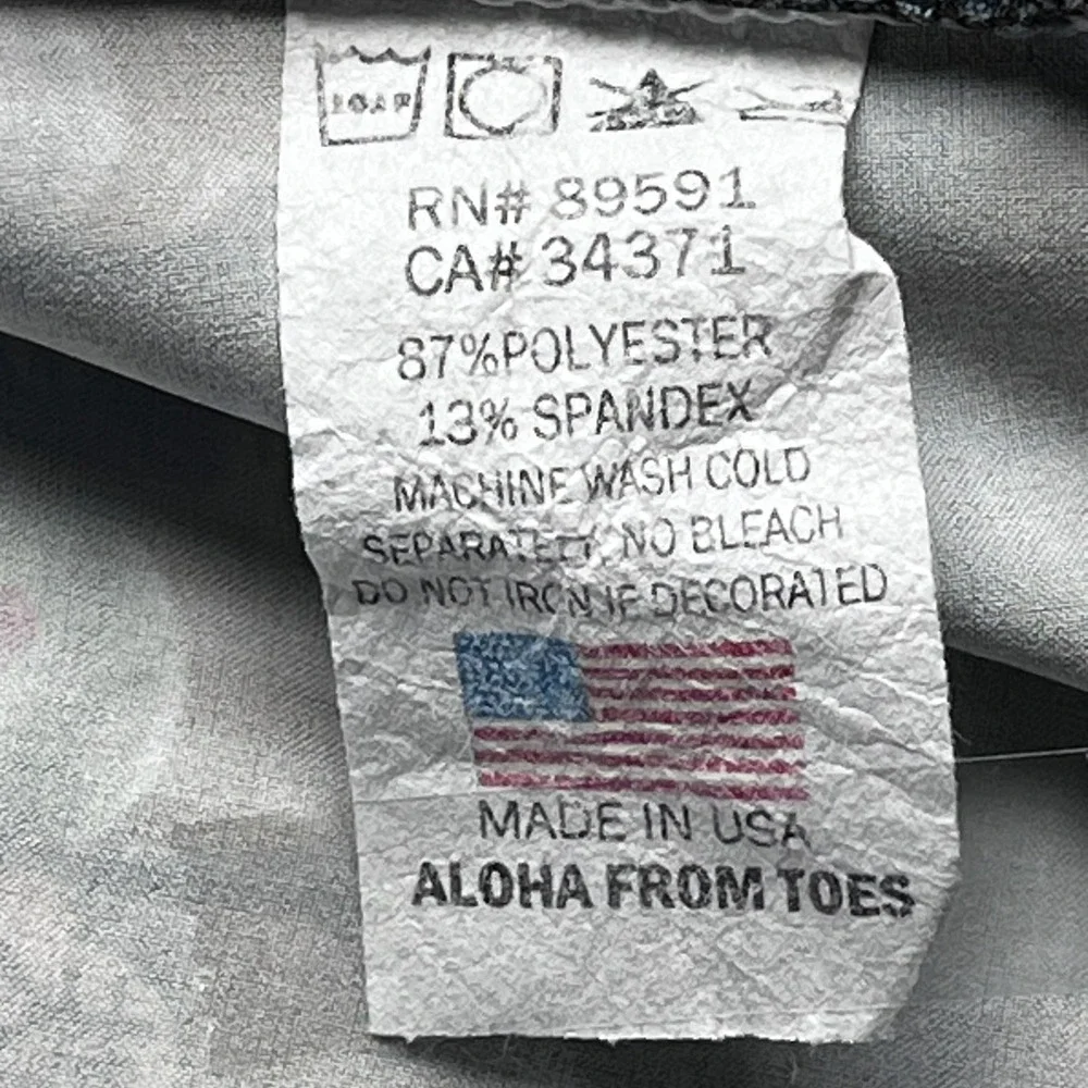 Toes on the Nose Men Swim Trunks Beer Bottle Print Party Y2K‎ Size 32 USA